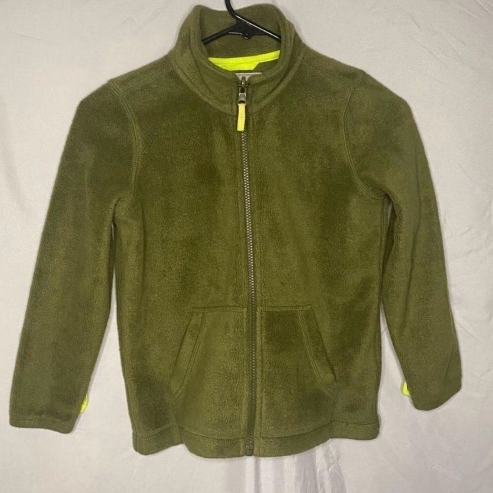 Boys Olive Green Fleece Size S